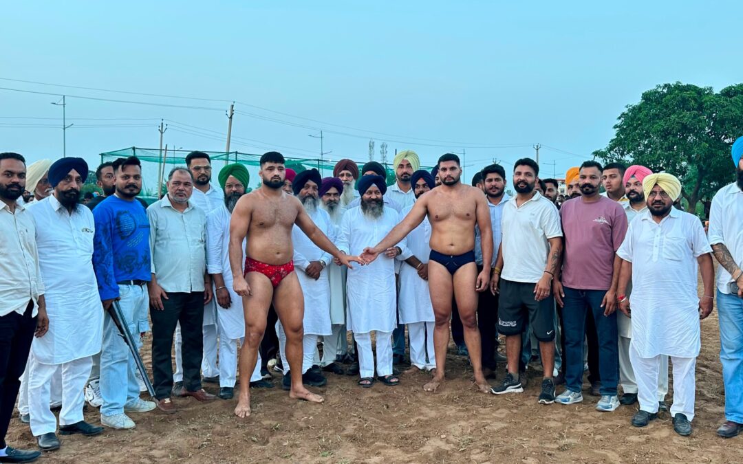 ਸੁੱਖਗੜ ਦੇ ਛਿੰਝ ਮੇਲੇ ਦੌਰਾਨ ਝੰਡੀ ਦੀ ਕੁਸ਼ਤੀ ਸੁਖਮਨ ਕੋਹਾਲੀ ਨੇ ਨਦੀਮ ਡੋਡਾ ਨੂੰ ਅੰਕਾਂ ਦੇ ਅਧਾਰ ਤੇ ਹਰਾਇਆ