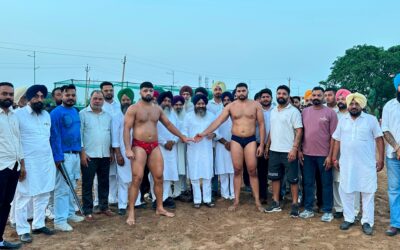 ਸੁੱਖਗੜ ਦੇ ਛਿੰਝ ਮੇਲੇ ਦੌਰਾਨ ਝੰਡੀ ਦੀ ਕੁਸ਼ਤੀ ਸੁਖਮਨ ਕੋਹਾਲੀ ਨੇ ਨਦੀਮ ਡੋਡਾ ਨੂੰ ਅੰਕਾਂ ਦੇ ਅਧਾਰ ਤੇ ਹਰਾਇਆ