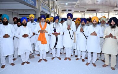 ਭੱਟਾਂ ਦੇ ਗੁਰੂ ਸਾਹਿਬ ਨਾਲ ਮਿਲਾਪ ਸਬੰਧੀ ਗੁਰਦੁਆਰਾ ਸ੍ਰੀ ਮੰਜੀ ਸਾਹਿਬ ਵਿਖੇ ਗੁਰਮਤਿ ਸਮਾਗਮ
