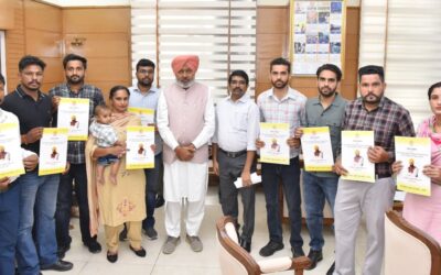 ਵਿੱਤ ਮੰਤਰੀ ਹਰਪਾਲ ਸਿੰਘ ਚੀਮਾ ਨੇ 12 ਨਵੇਂ ਕਲਰਕਾਂ ਨੂੰ ਨਿਯੁਕਤੀ ਪੱਤਰ ਸੌਂਪੇ