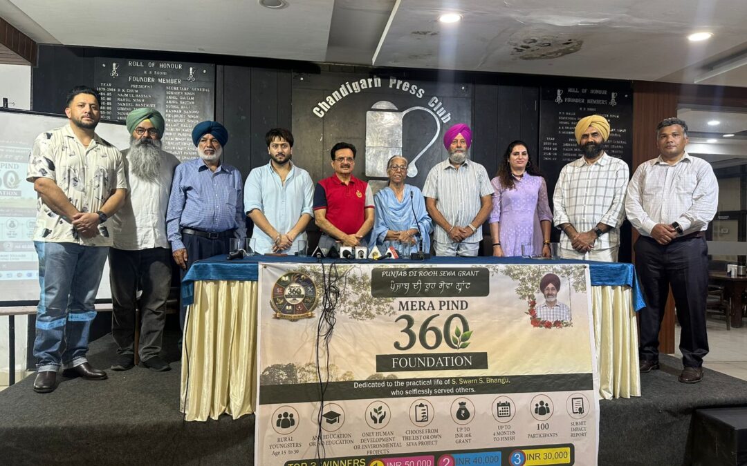 ਪੇਂਡੂ ਨੌਜਵਾਨਾਂ ਵਿੱਚ ਸੇਵਾ ਭਾਵਨਾ ਜਗਾਏਗਾ ‘ਪੰਜਾਬ ਦੀ ਰੂਹ ਸੇਵਾ ਗ੍ਰਾਂਟ’, ਮੇਰਾ ਪਿੰਡ 360 ਫਾਊਂਡੇਸ਼ਨ ਨੇ ਸ਼ੁਰੂ ਕੀਤਾ ਪ੍ਰਾਜੈਕਟ