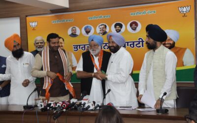 ਮੇਜਰ ਭੁਪਿੰਦਰ ਸਿੰਘ ਢਿੱਲੋਂ ਬਾਦਲ ਭਾਜਪਾ ਵਿੱਚ ਸ਼ਾਮਲ, ਪੰਜਾਬ ਵਿੱਚ ਪਾਰਟੀ ਨੂੰ ਮਿਲੀ ਵੱਡੀ ਸਿਆਸੀ ਮਜ਼ਬੂਤੀ